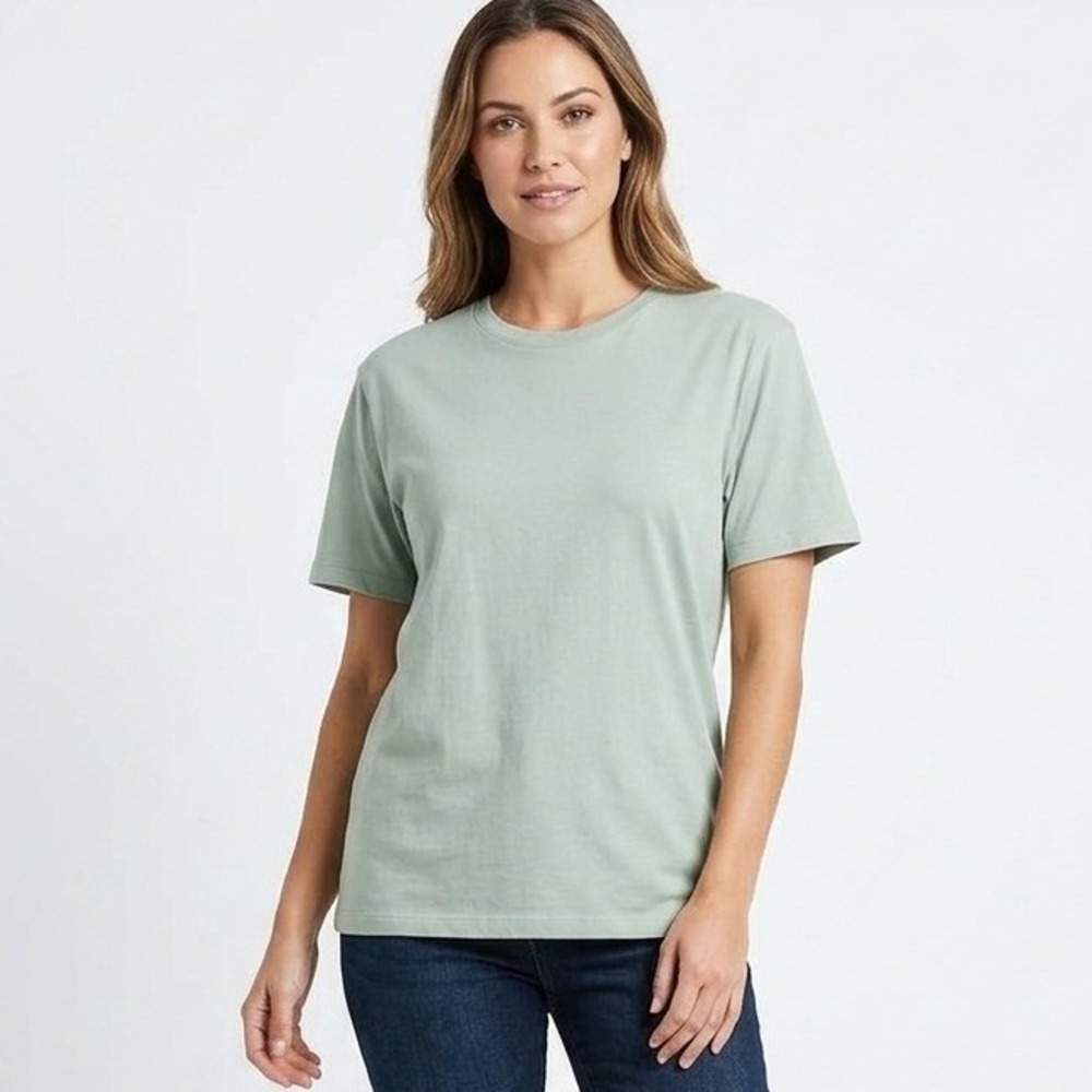 All In Motion Light Blue Oversized Short Sleeve T Shirt Women's Top Casual XL